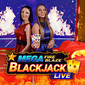 Mega Fire Blaze Blackjack Live Playtech Live